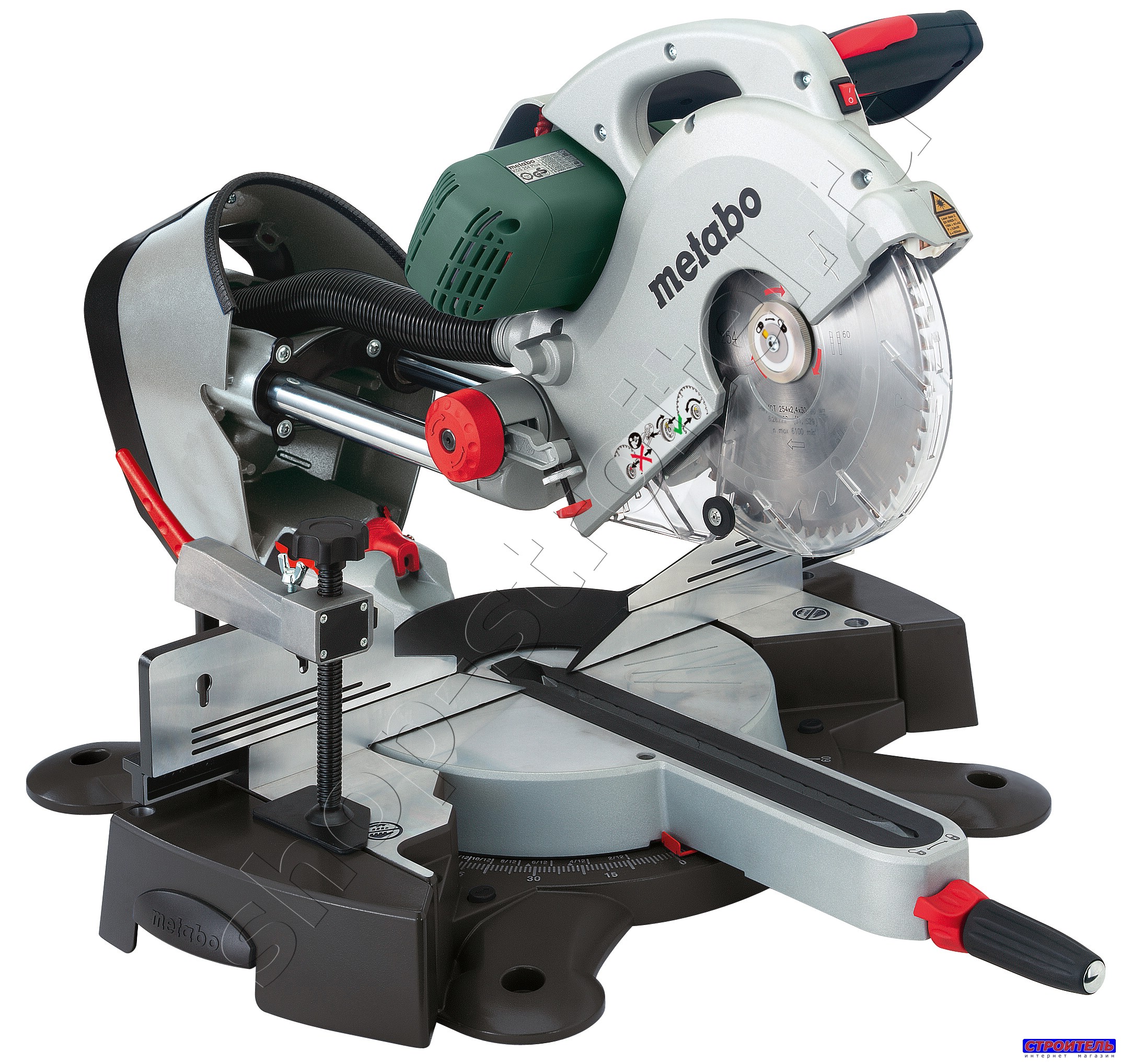 Увеличенная фотография Пила торцовочная Metabo KGS 254 Plus